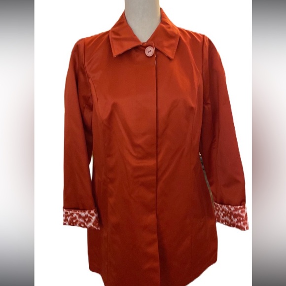 VTG.NWT ~ DENNIS BASSO Chic Satin Long Jacket Topper size XS-SM - Picture 3 of 14